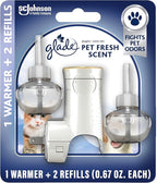 Glade PlugIns Refills Air Freshener Starter Kit, Pet Fresh Scent, Scented and by Glade