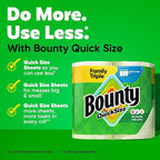 Bounty Quick-Size Paper Towels, 12 Family Triple = 40 Regular Rolls - Image 2