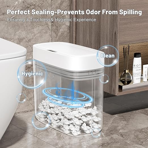 Motion Sensor Small Trash Can for Bathroom, 3.5 Gallon Automatic Touchless - Image 5