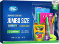 12 Large Storage Bags With Zipper Top by CLEARWARE