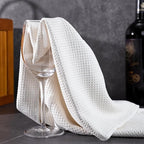 POLYTE Premium Microfiber Kitchen Dish Hand Towel Waffle Weave 12 Pack - Image 5