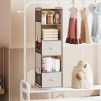 YOUDENOVA Hanging Closet Organizer, 5 Tier Hanging Closet Shelves - Image 6
