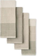 Town & Country Basics Basketweave Antimicrobial Terrycloth Kitchen Towel 4-Pack by TOWN+%26+COUNTRY+BASICS