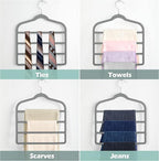 Velvet Pants Clothes Hanger Space Saving Non Slip Pants Shorts Hanger, - Image 6