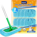 KEEPOW Wet Pads Refill for Swiffer Sweeper Mop and Sweep & Mop Deluxe by KEEPOW