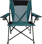 Kijaro Dual Lock Portable Camping Chairs - Enjoy the Outdoors with a Versatile Folding Chair, Sports, Outdoor & Lawn - Dual Lock Feature – Cayman Blue Iguana - Image 4