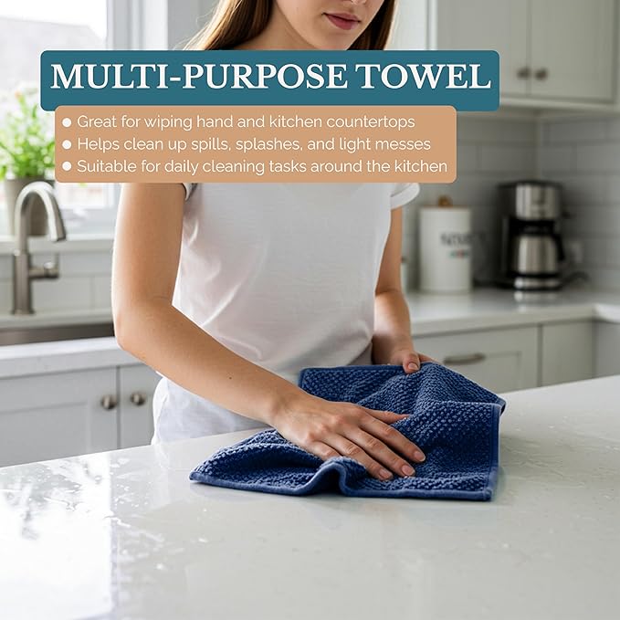 Casa Platino Dish Towels for Drying Dishes and Kitchen Towels and Dishcloths - Image 4