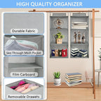 punemi 3-Shelf Hanging Closet Organizer, 2 Pack Closet Hanging Organizer - Image 5