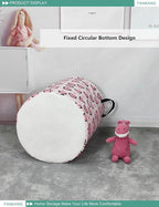 FANKANG Storage Basket, Nursery Hamper Canvas Laundry Basket Foldable - Image 6