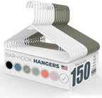 Neaties Plastic Hangers 100+ Pack – Made in The USA – 6lb Capacity Standard by NeatiesHangers