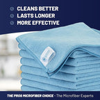 MW PRO Microfiber Cleaning Cloths Blue - Image 3
