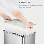 EKO 12.9 Gallon / 45-49 Liter, Extra-Strong Unscented Garbage Bags, - Image 2
