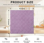 Homaxy 12 Pack Kitchen Cloths Dish Towels, Super Soft and Absorbent Dish Cloths - Image 5