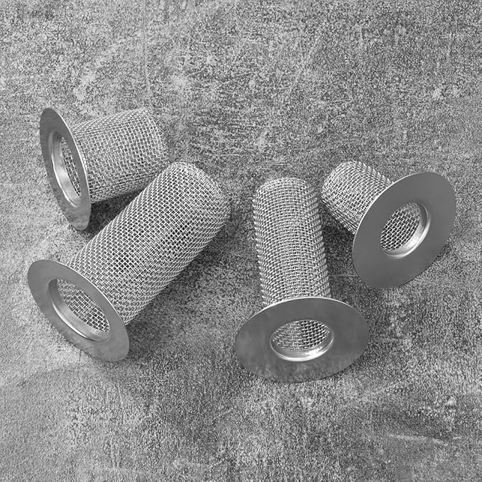 2 Pack Sink Drain Hair Catcher Shower Drain Strainer Stainless Steel Long - Image 6