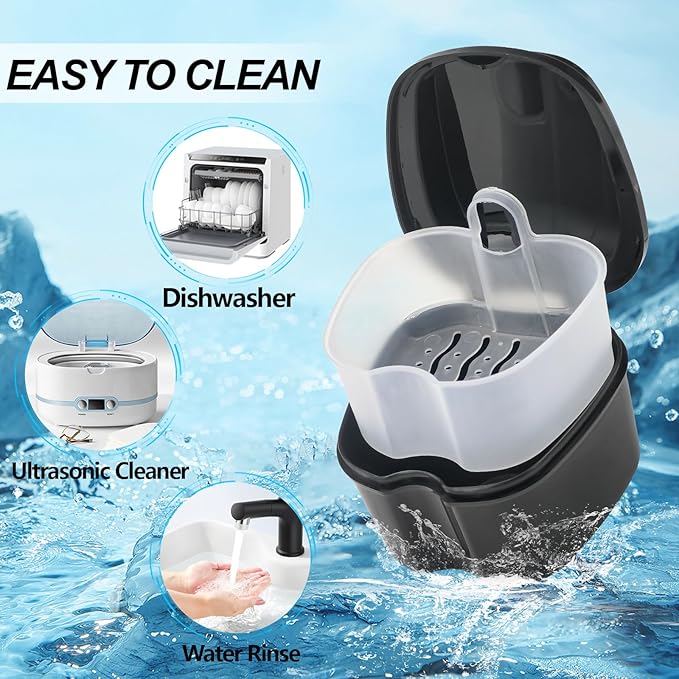 Denture Bath Case Retainer Cleaner Case - Image 8