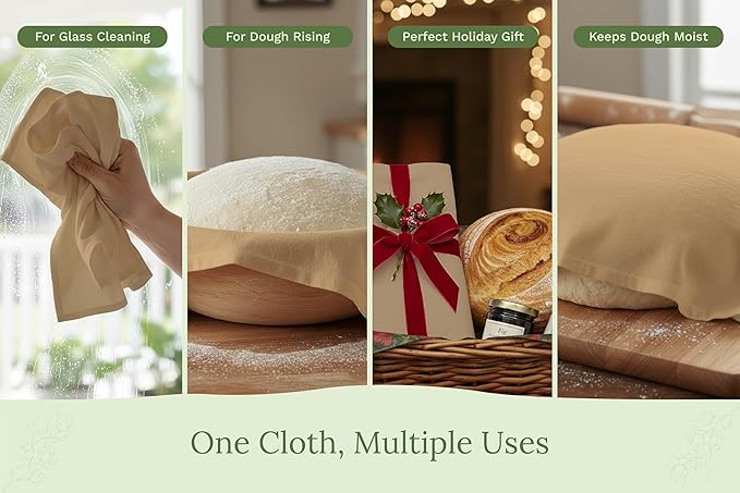 Beige Flour Sack Tea Towels - Image 8
