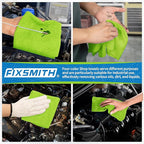FIXSMITH Microfiber Cleaning Cloth, Shop Towels Bulk, 24 Pack Green Microfiber - Image 6