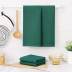 Kitinjoy 100% Cotton Waffle Weave Kitchen Hand Towels - Image 6