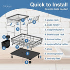 GAXmi Dish Drying Rack Over The Sink Dish Drainer - Image 4