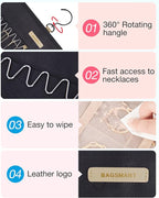 BAGSMART Hanging Jewelry Organizer Storage Roll - Image 4