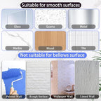 16-Pack Shower Caddy Adhesive Replacement, Transparent Adhesive Hooks Stickers - Image 7