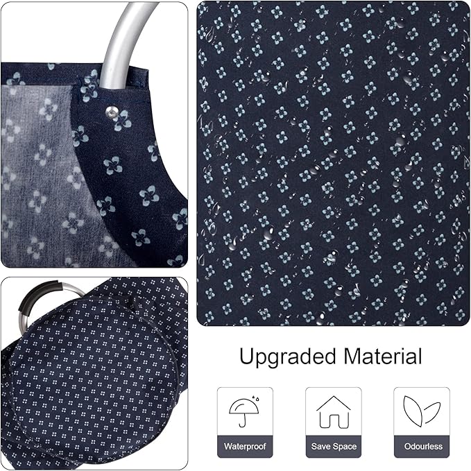 Dalykate Extra Large Laundry Basket 115L Collapsible Oxford Fabric Laundry - Image 2