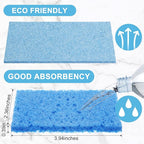 Zhengmy 100 Pieces Sponges Kitchen Compressed Sponges Bulk Natural Dish Sponge - Image 2