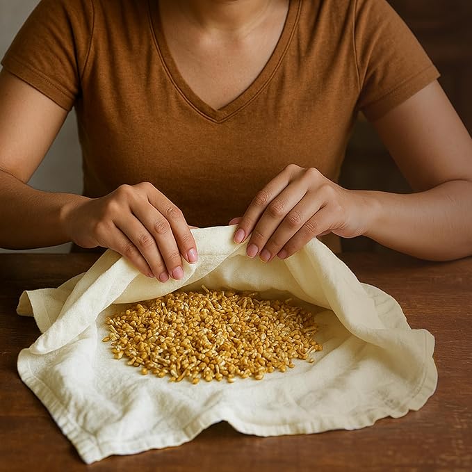 Flour Sack Towels | Tea Towel for Crafts| Kitchen Dish Cotton Blank Towel for - Image 7