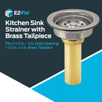 EZ-FLO Kitchen Sink Strainer - Image 2