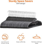 Amazon Basics Non-slip Heavy Duty Space Saving Plastic Hangers - Image 3