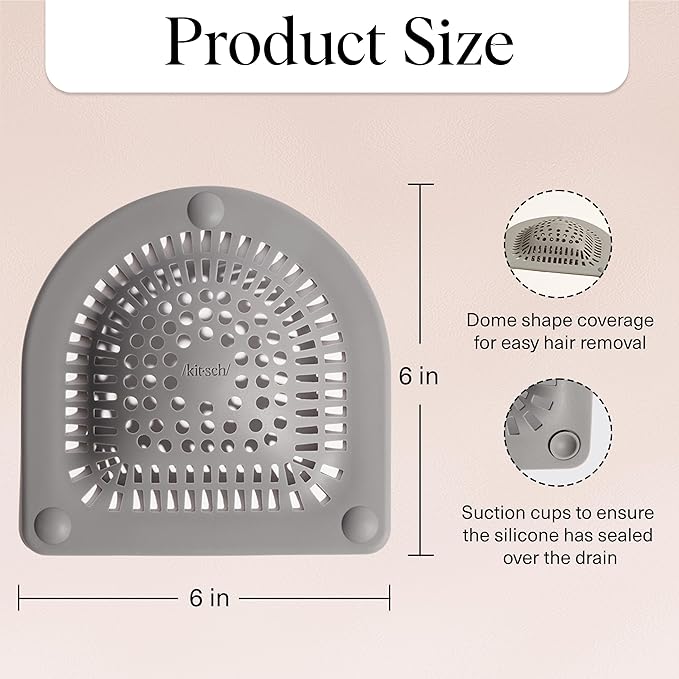 Kitsch Hair Catcher Shower Drain - Image 4