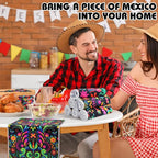 Breling Set of 6 Mexican Kitchen Towels Colorful Flowers Mexican Themed Dish - Image 4