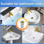 Sink Stopper Hair Catcher, Pop-up Sink Drain Strainer - Image 8