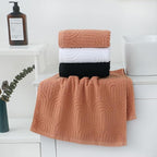 Pidada Hand Towels Set of 4 Striped Pattern 100% Cotton Absorbent Soft - Image 5