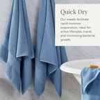NY Loft 100% Cotton 2 Pack Bath Sheet Towel Set | Absorbent Quick-Dry Oversize - Image 3