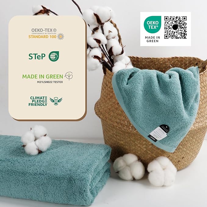 SEMAXE 4-Pack Luxury Bath Towels - Image 3