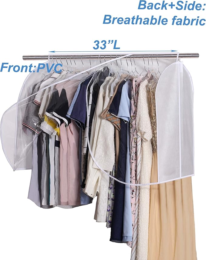 SLEEPING LAMB Extra Large Hanging Garment Rack Cover Storage - Image 2