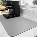 Coffee Mat - Absorbent Hide Stain Rubber Backed Dish Drying Mat by HotLive