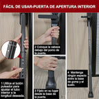 AceMining Upgraded Door Security Bar & Sliding Patio Bar, Heavy Duty Stoppers - Image 8