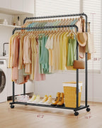 Clothes Rack - Double Rods Clothing Rack - Image 2