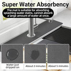 LOPNUR Faucet Mat for Kitchen Sink Protectors, 24 Inch Long Kitchen Sink Splash - Image 4