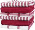 KAF Home Premium Kitchen Towels, Large 100% Cotton, Flat & Terry Absorbent Dish by KAFHome