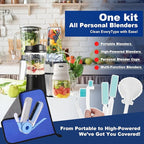 XANGNIER 7 Pcs Personal Blender Cleaning Brush Set - Image 2