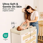 2-Pack Organic Changing Pad Covers - Image 3