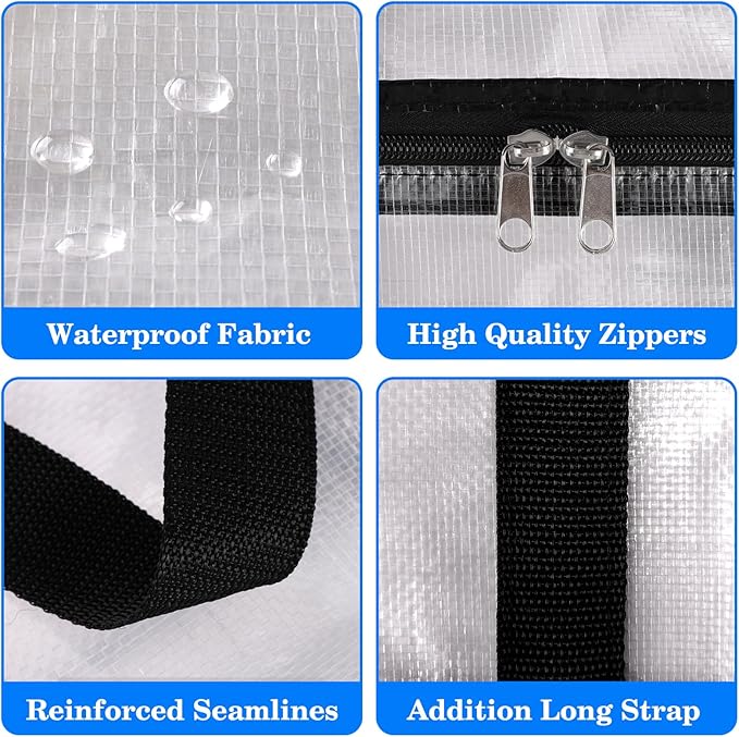 BlissTotes 8-Pack Large Moving Bags - Image 5