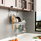 TQVAI Over Sink Dish Drainer Drying Rack, Stainless Steel Foldable Wall Mounted - Image 8