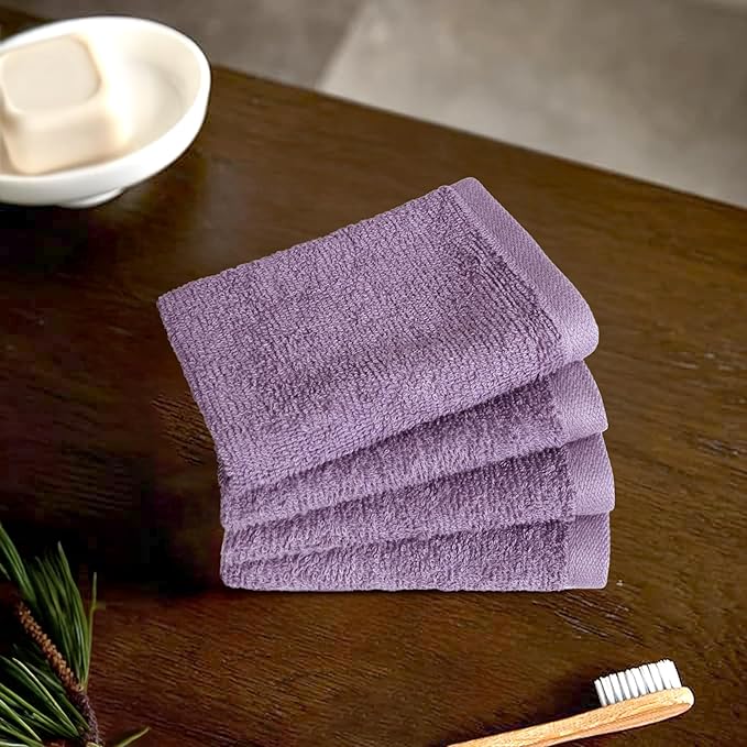 Amazon Basics Highly Absorbent, Fast Drying 100% Cotton Washcloths - Image 5