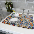 Talavera Mexican Tiles Dish Drying Mat - Image 6