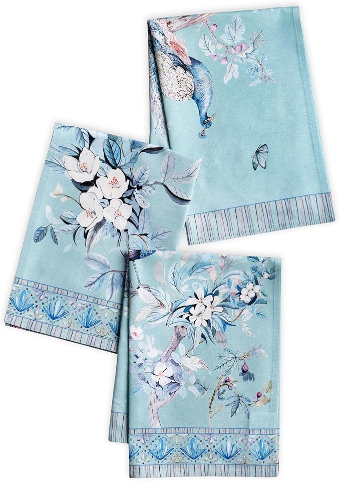 Maison d' Hermine Kitchen Towel 100% Combed Cotton Premium Set of 3 by MaisondHermine