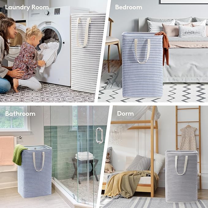 Lifewit 2 Pack Laundry Hamper Large Collapsible Laundry Baskets, Freestanding - Image 6
